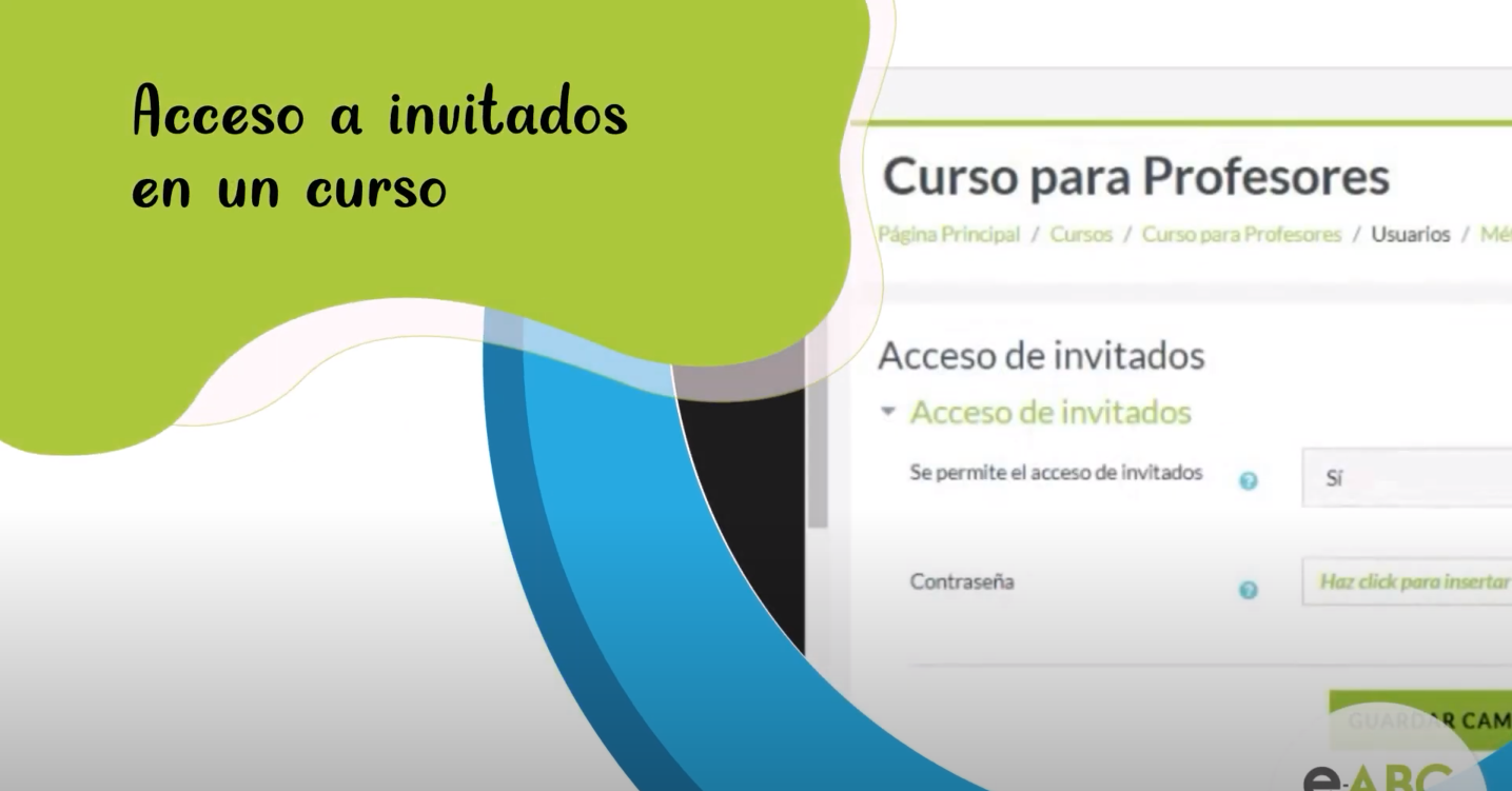 Acceso a invitados en un curso