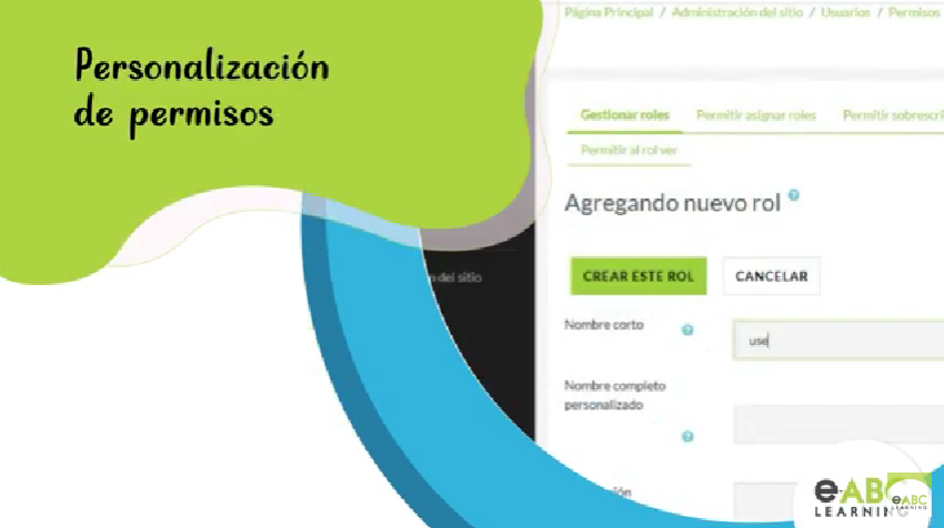 Personalización de permisos